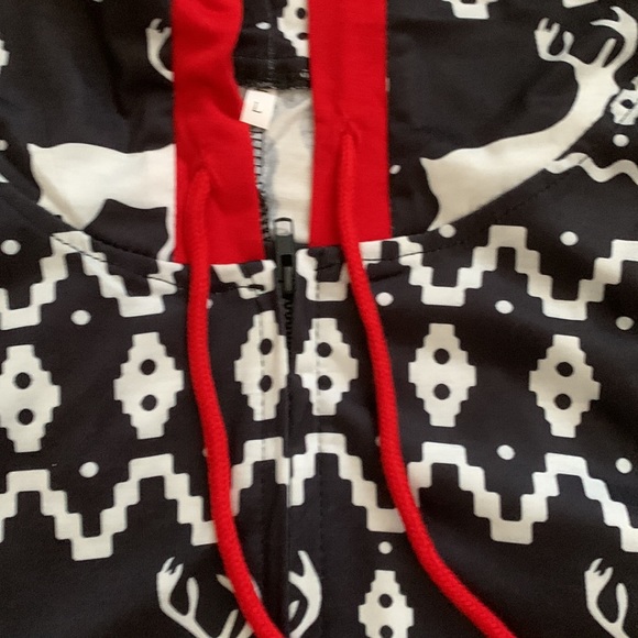 Womens deer print onesie - Picture 4 of 6